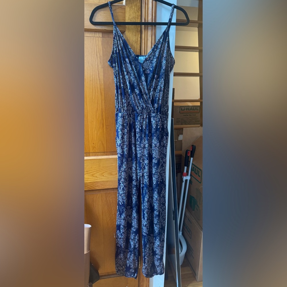 Veronica M. Paisley Patterned Jumpsuit